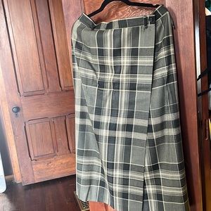 Wrap wool skirt, sized 16, brand new with tags. Ralph Lauren.